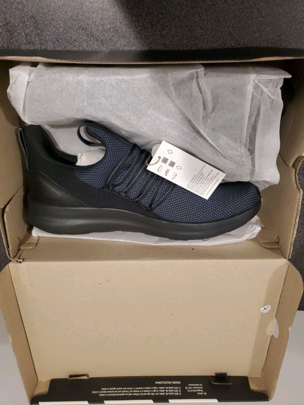 adidas Men's Lite Racer Adapt 7.0 Running Shoes 10.5 Black/Black/Black